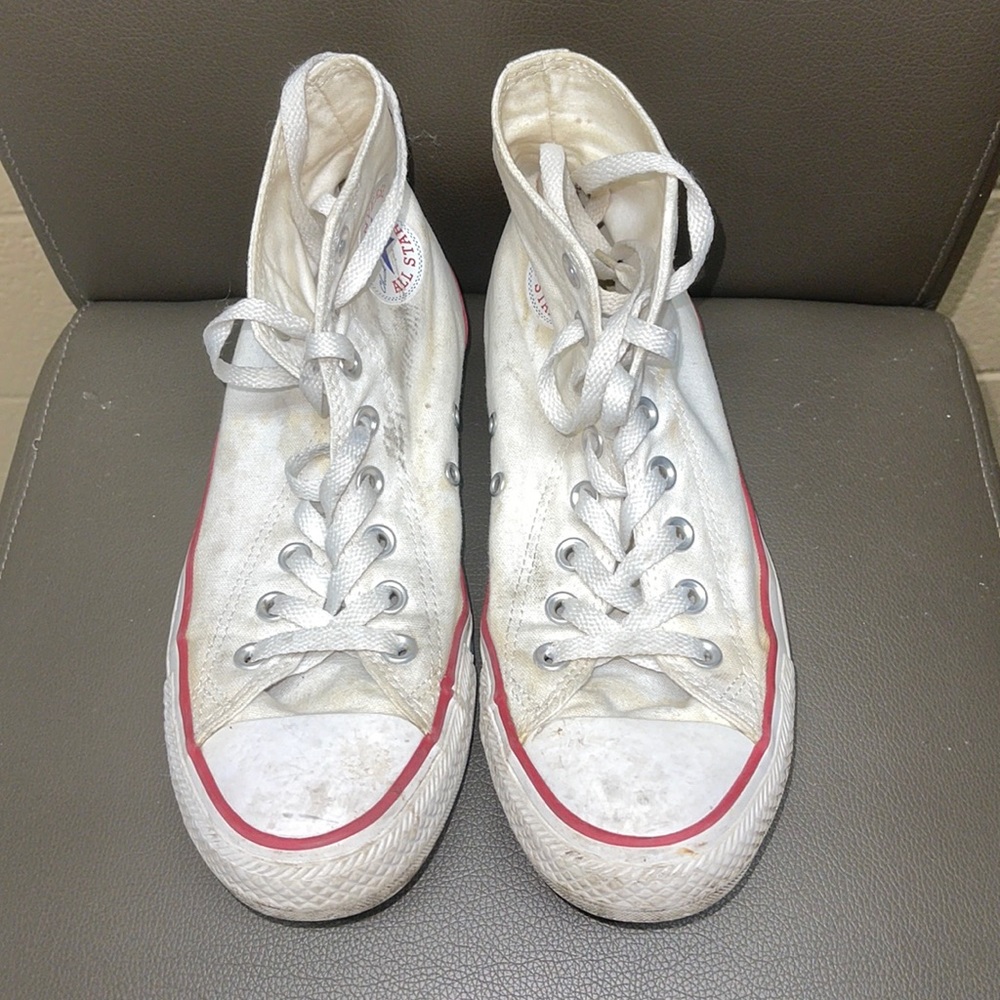 OLD White Converse High Tops